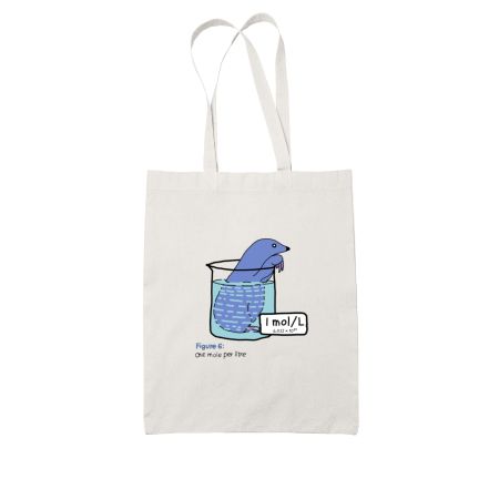Mole Per Litre chemistry Pun Tote Bag