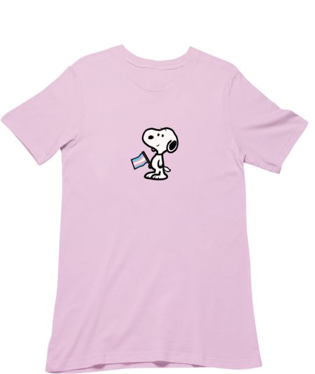 Snoopy trans pride flag Regular T-Shirt