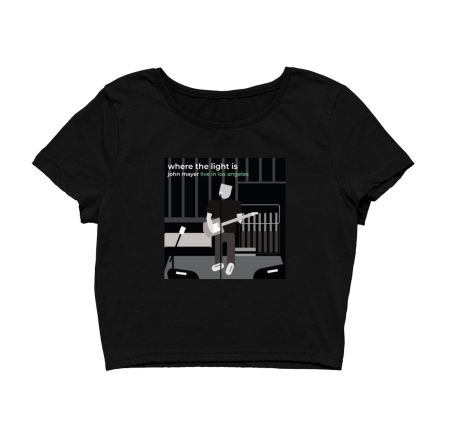 where the light is- john mayer Crop Top