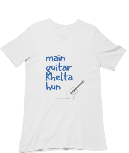 main guitar khelta hun Regular T-Shirt