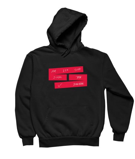 BTS ARIRANG - red-banner-2026 Hoodie - Frankly Wearing