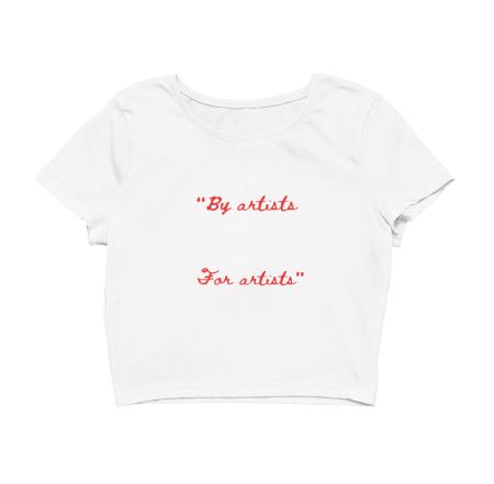 By artists for artists  Crop Top