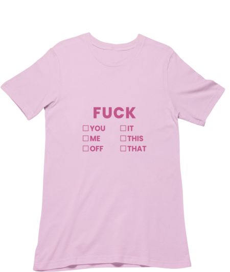 Fuck List Regular T-Shirt