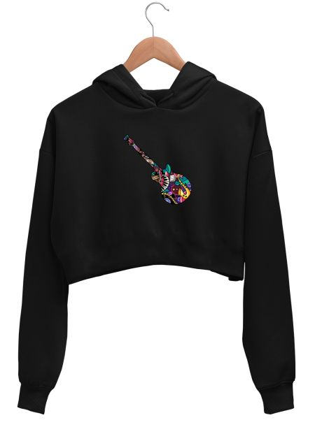 Music  Crop Hoodie