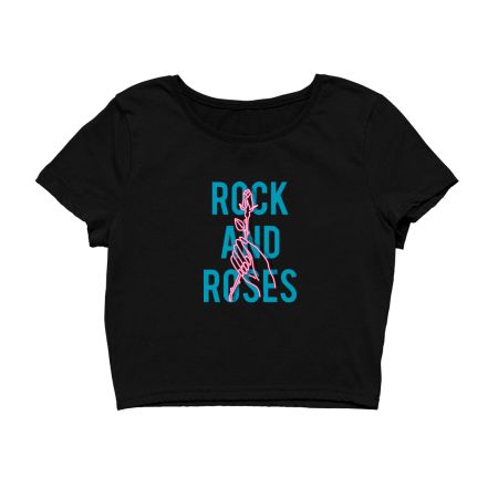 Rock and Roses Crop Top