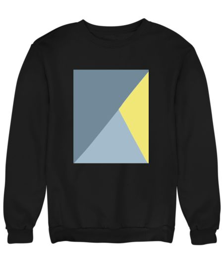 Geometric minimalism.  Sweatshirt