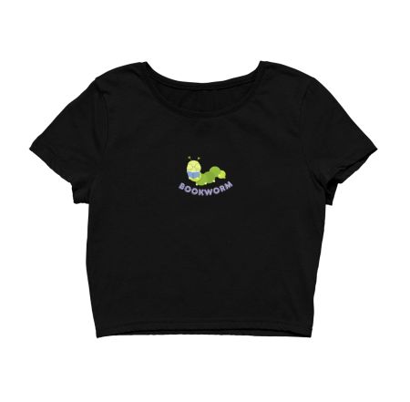 Bookworm – Cute Caterpillar  Crop Top