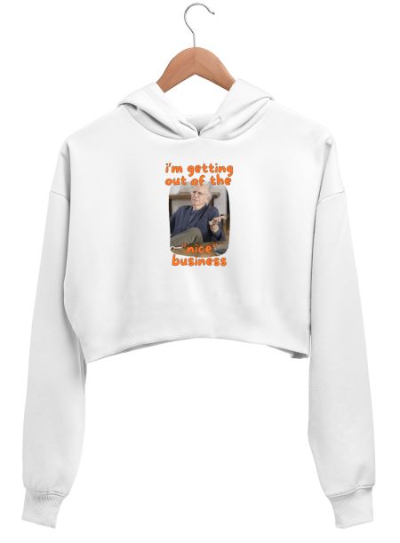 Larry david curb your enthusiasm Crop Hoodie