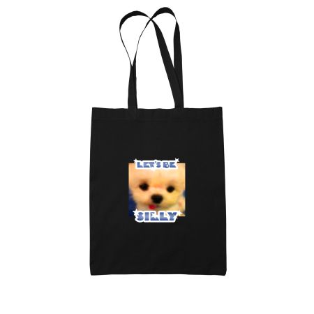 Let's be silly dog Tote Bag