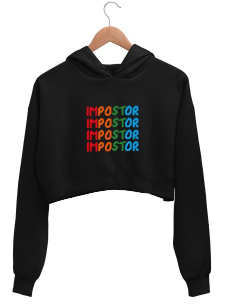 IMPOSTER Crop Hoodie