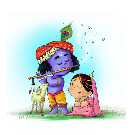 Radha Krishna - A3 Poster - Frankly Wearing Radha Krishna - A3 Poster - Frankly Wearing