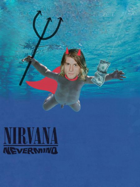 NIRVANA 布 ポスター 『NEVERMIND』 （Nirvana - Nevermind - A3