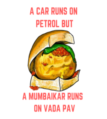 Mumbaikar Vada pav - A3 Poster - Frankly Wearing Mumbaikar Vada pav - A3 Poster - Frankly Wearing