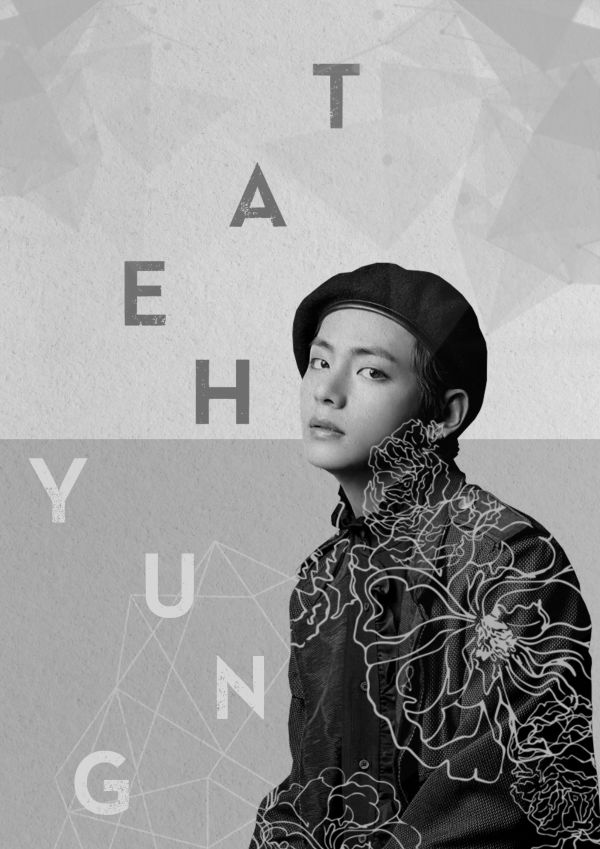 BTS V Kim Taehyung (Monochrome Edit) - Regular Tote Bag