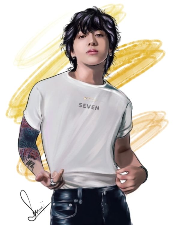 jungkook SEVEN SHIRT シャツ Jungkook BTS Seven T-Shirt