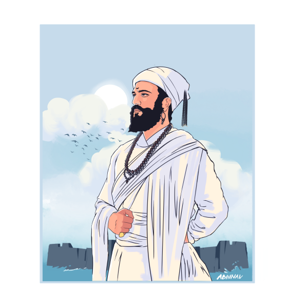Shivaji Maharaj - A3 Poster - Frankly Wearing Shivaji Maharaj - A3 Poster - Frankly Wearing