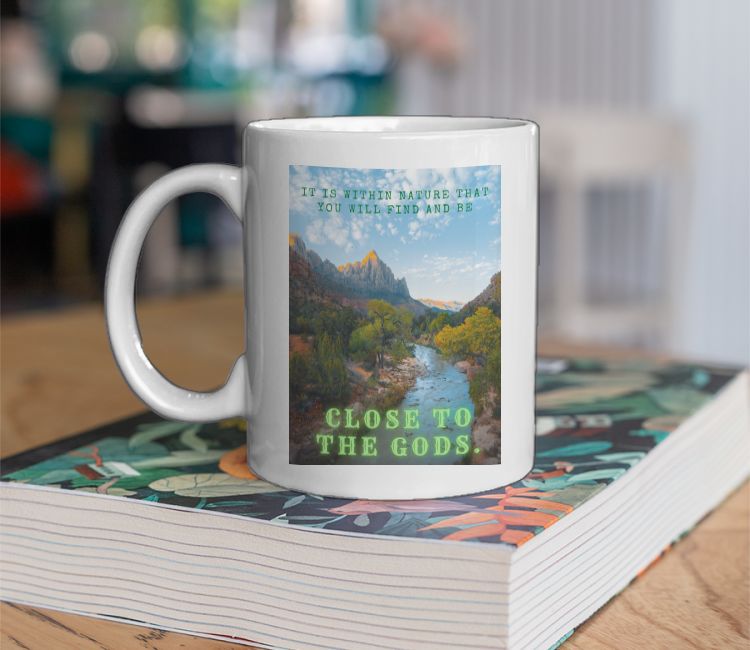 Close to the gods Coffee Mug