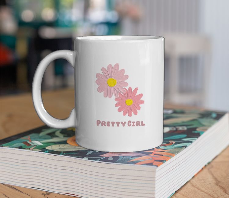 Minimalistic Feminine Coffee Mug