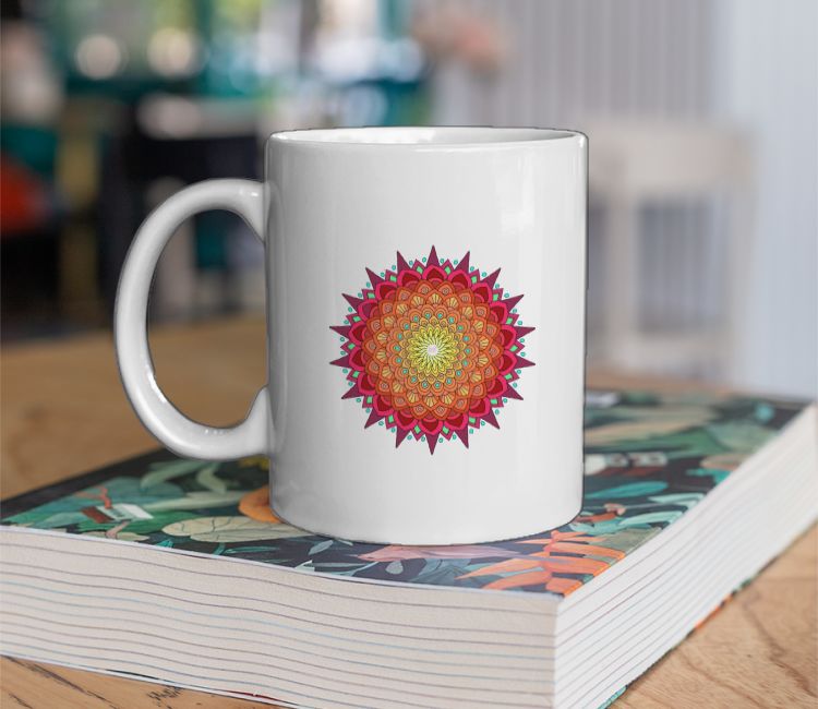 fire mandala Coffee Mug