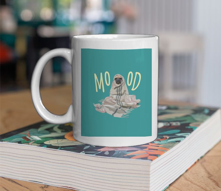 Grumpy Dog Mood Coffee Mug