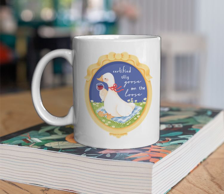Silly goose on the loose Coffee Mug