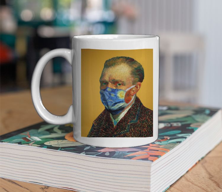 Van Gogh - Corona but Art Coffee Mug