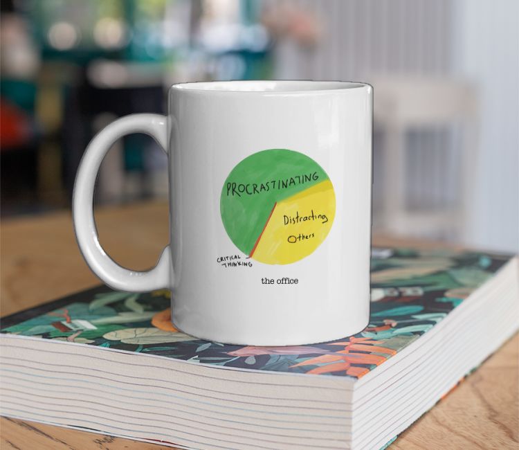 Jim's Pie Chart / The Office Coffee Mug