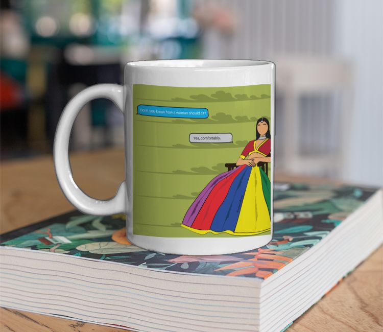 Sit like a girl  Coffee Mug