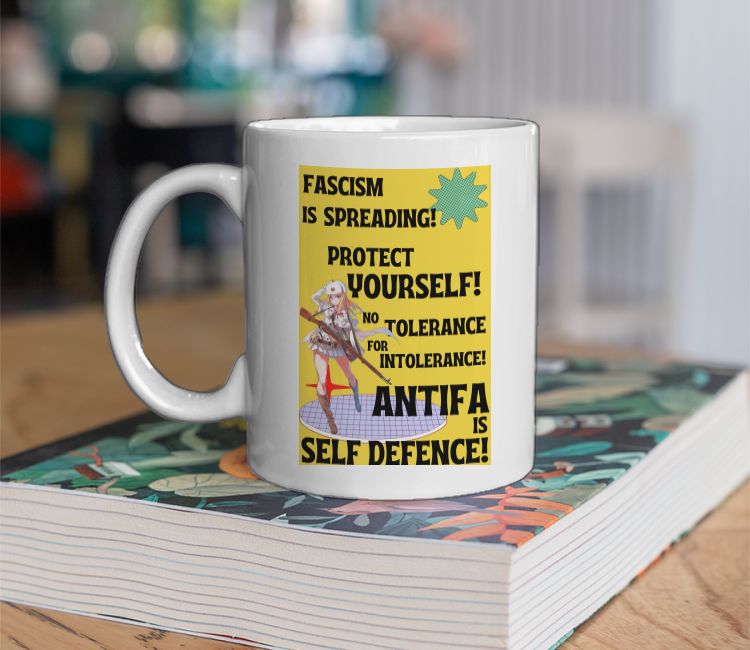 Fascism Communism Soviet Anime Antifa Comrade Coffee Mug