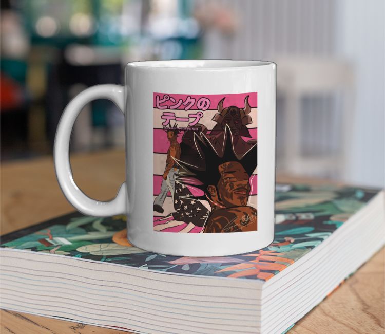 pink tape uzi fanart Coffee Mug