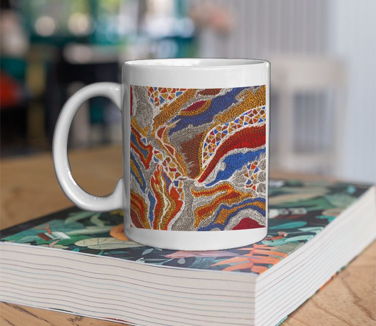 Aboriginal Abstract Coffee Mug