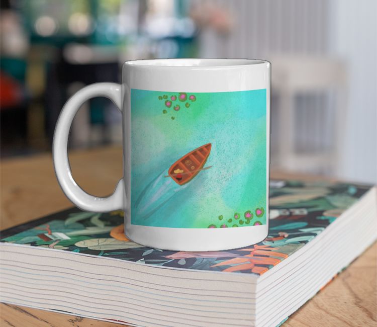 Aqua Travel Coffee Mug