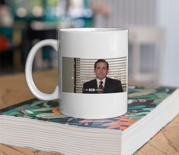 Dad Inside - Michael Scott Coffee Mug