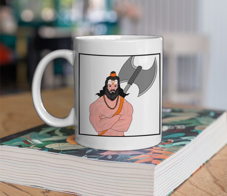 Bhagwan Parshuram Illustration merch Coffee Mug