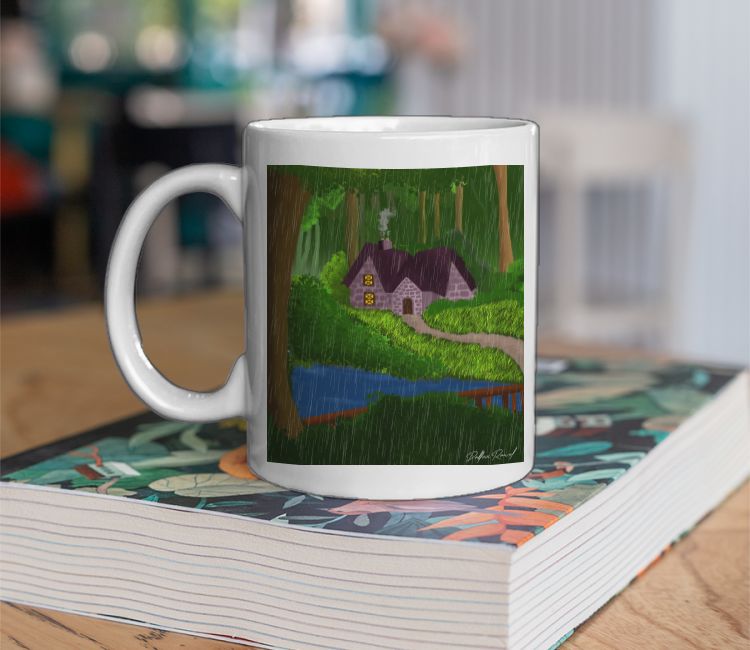 A house in the woods Coffee Mug