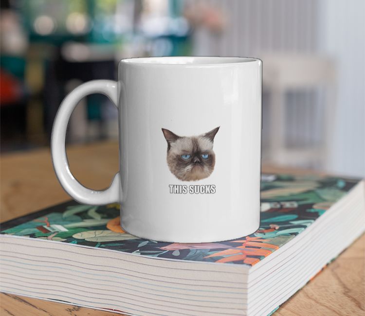 Angry cat Coffee Mug