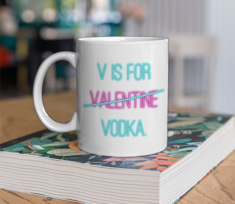 V for vodka Coffee Mug