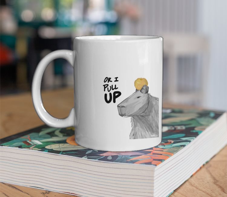 Ok I pull up | Capybara Coffee Mug