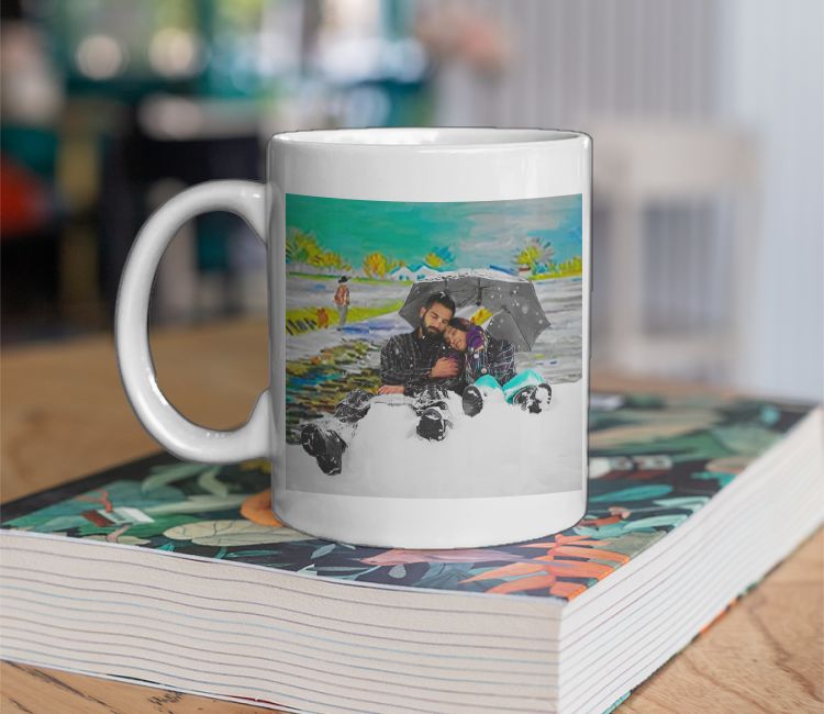 Haider X Landscape with Snow Coffee Mug