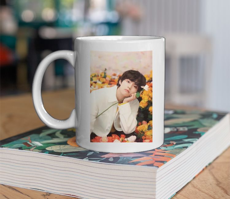 V BTS Coffee Mug