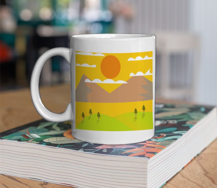 sun set view Coffee Mug