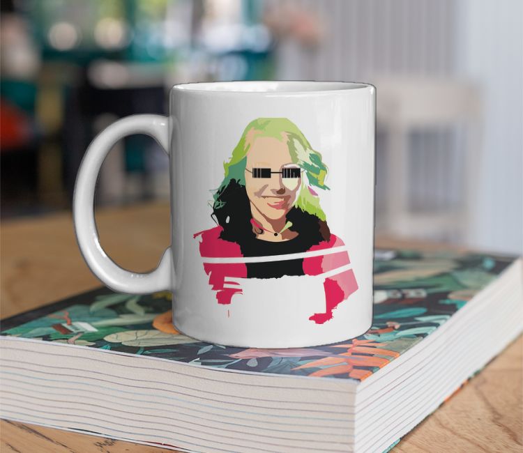 GIRL'S ABSTRACT  Coffee Mug