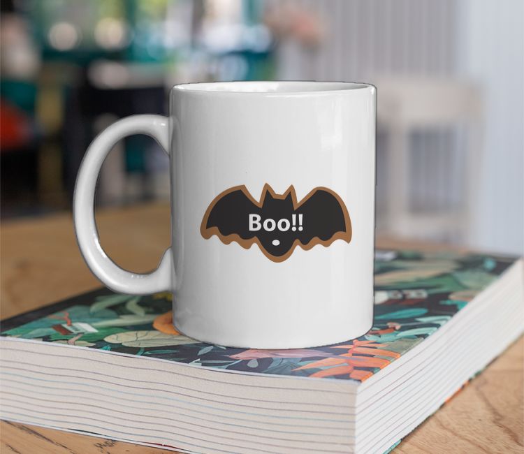 HALLOWEEN Boo bat Coffee Mug