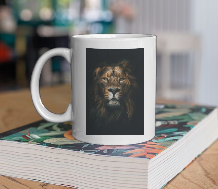 New design Lion face  Coffee Mug