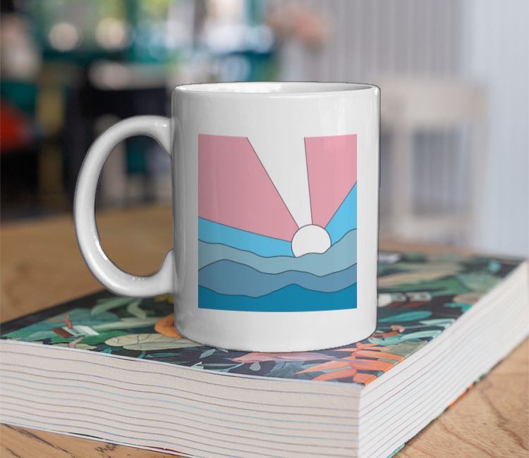 Trans Sunrise Coffee Mug