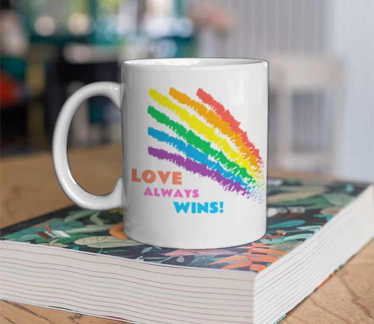 Love Always Wins - LGBT+ Pride Coffee Mug