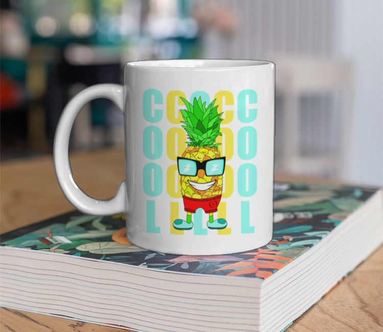 Funny Pineapple Pun Summer Outfit  Coffee Mug