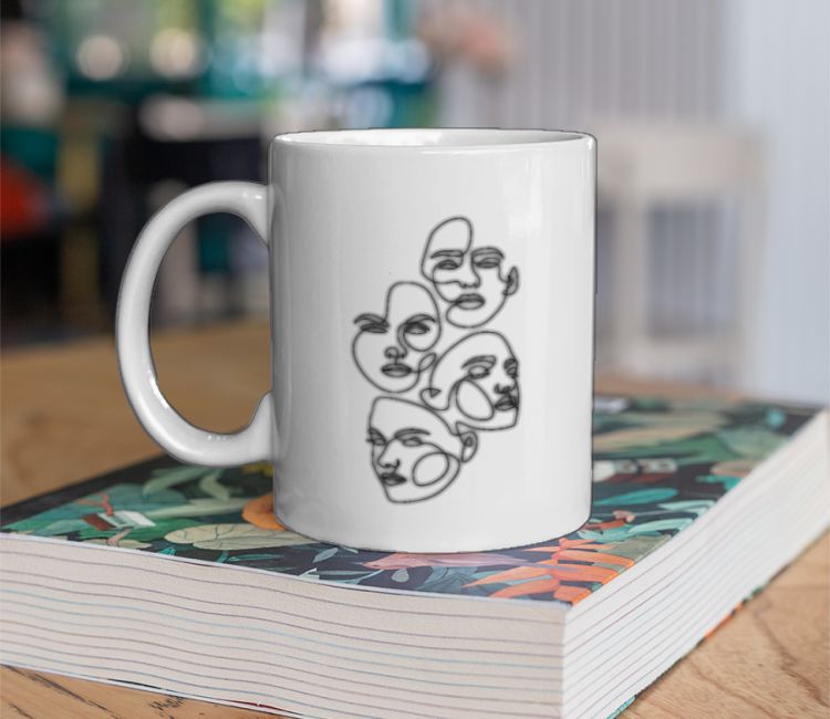 LINE-ART Coffee Mug