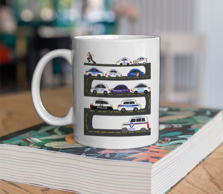 Gyarah mulkon ki police Coffee Mug