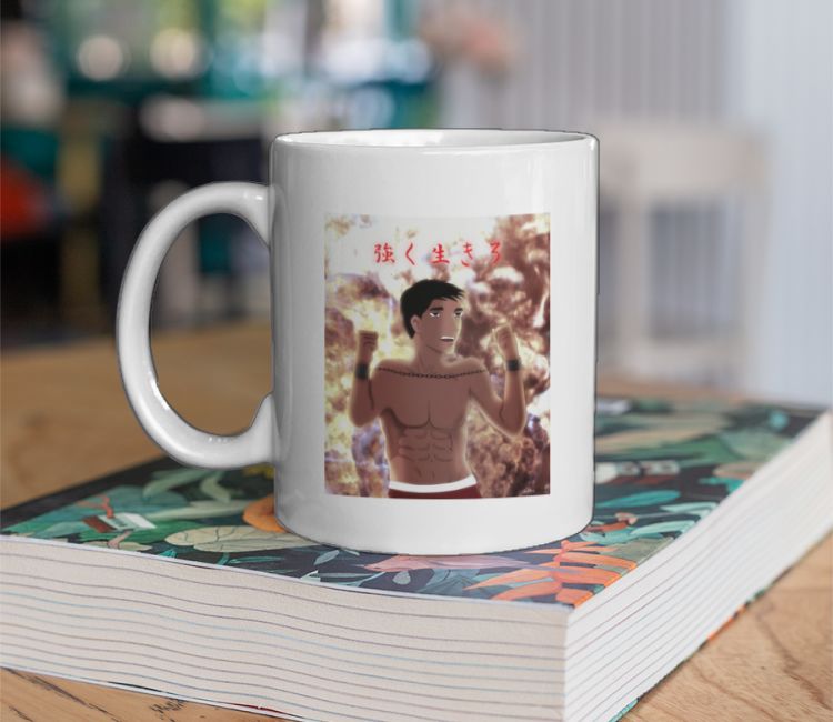 STAY STRONG anime Coffee Mug